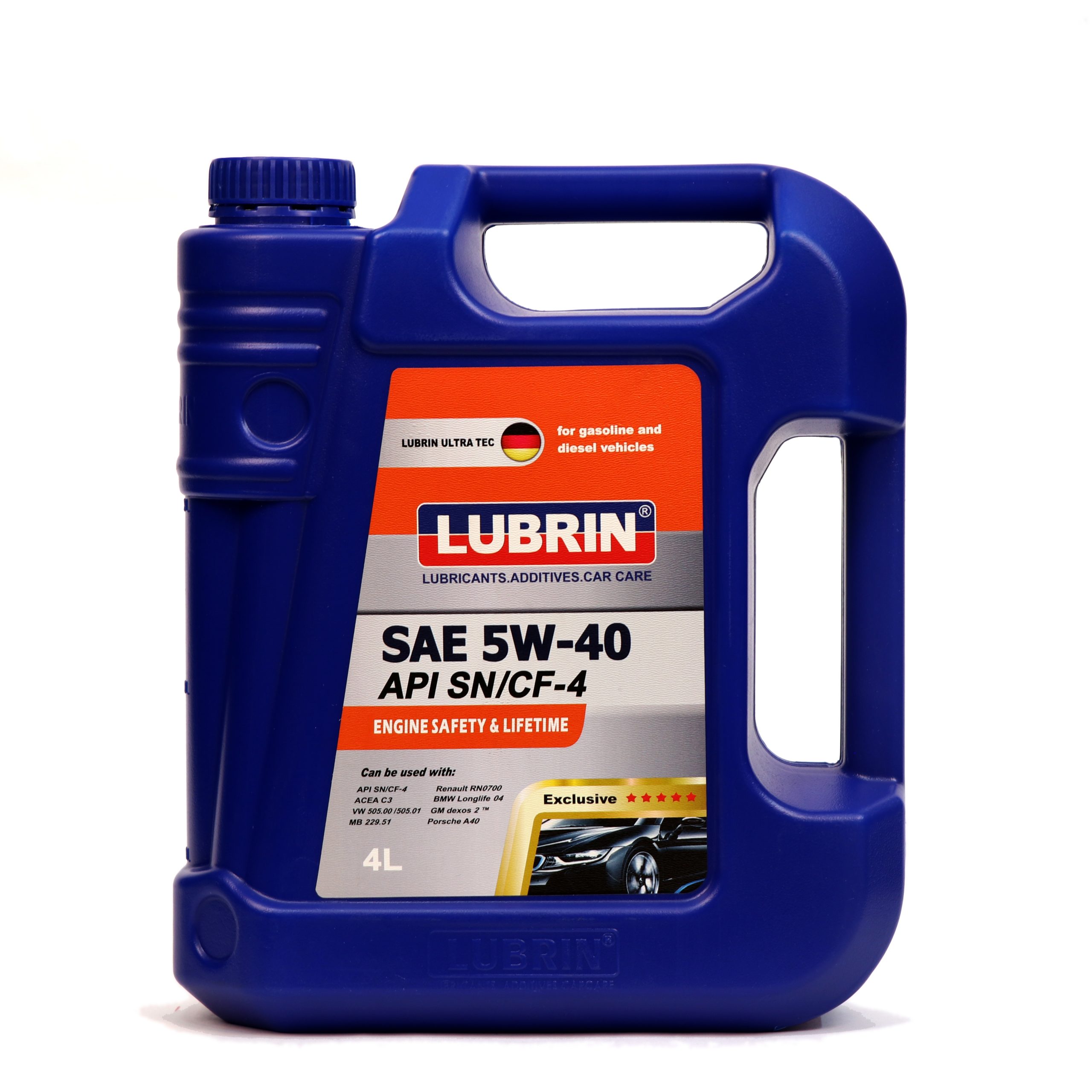 موتور 4 لیتر ULTRA TEC SAE 5W 40 scaled